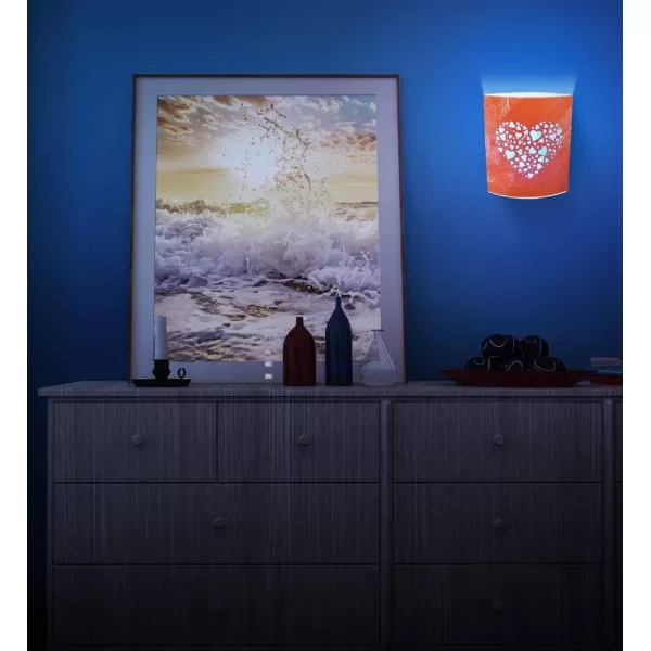 Puzzled Heart LED Decorative Lanterns  Symbol Theme  Elegant Unique Gift and Useful Souvenir  Item 9657