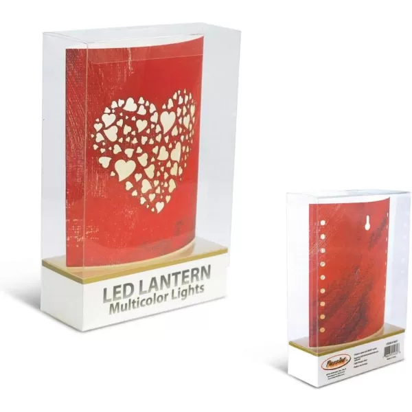 Puzzled Heart LED Decorative Lanterns  Symbol Theme  Elegant Unique Gift and Useful Souvenir  Item 9657