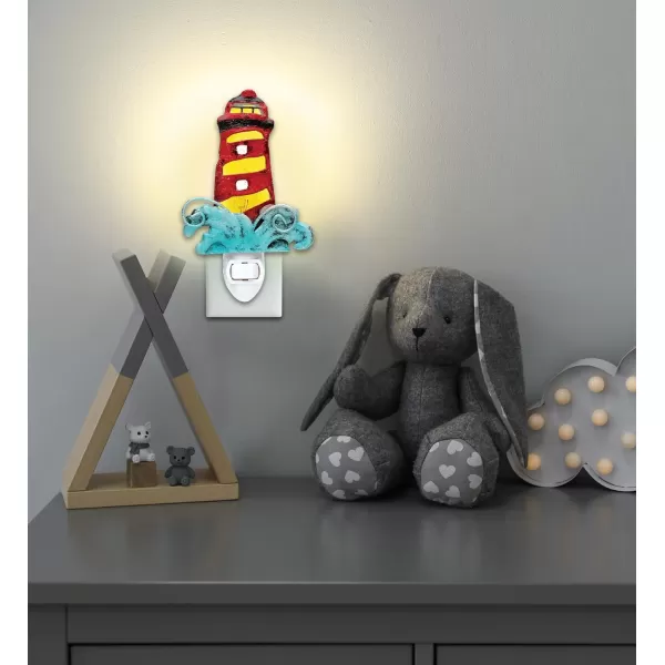 Puzzled Lighthouse Handcraft Art Glass and Metal Decorative Night Light Home Dcor  Buildings Collection  Elegant Unique Gift and Useful Souvenir