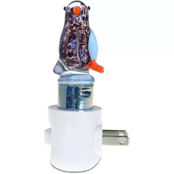 Puzzled Penguin Night Light  45 Inch Plug in Energy Efficient Decorative Socket Lamp Manual On ampamp Off Portable Lights for Stairway Bedroom Bathroom Nursery Home Accessory ampamp Kitchen Decor