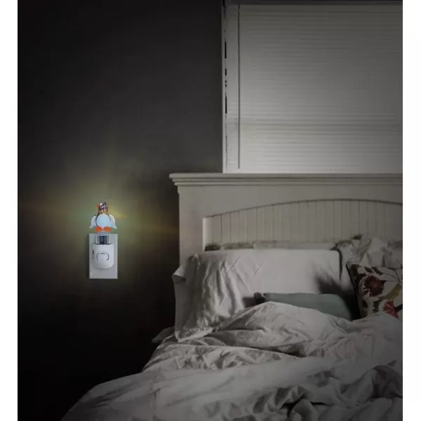 Puzzled Penguin Night Light  45 Inch Plug in Energy Efficient Decorative Socket Lamp Manual On ampamp Off Portable Lights for Stairway Bedroom Bathroom Nursery Home Accessory ampamp Kitchen Decor