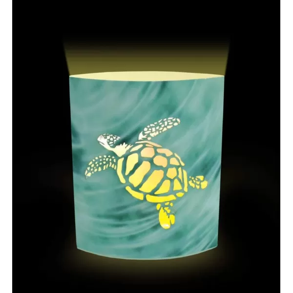 Puzzled Sea Turtle LED Decorative Lanterns  OceanSea Life Theme  Elegant Unique Gift and Useful Souvenir  Item 9660