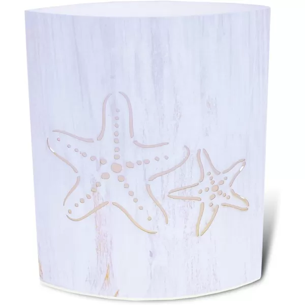 Puzzled Starfish Light Lantern 51 Inch Energy Efficient Decorative Indoor Outdoor Tabletop Lamp Manual On ampamp Off Portable Lighting Bedroom Kitchen Living Room Nautical Sea Life Themed Home Dcor