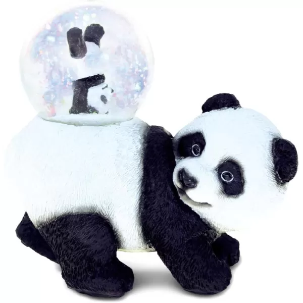 CoTa Global Giraffe Snow Globe Decor  Beautiful Snow Globe Decorations with Giraffe Figurine Collectible Snow Globes Perfect Giraffe Decor for Home Office Space Figurine Shelf or Desk  45mmWhite Panda
