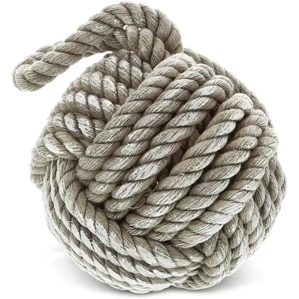 CoTa Global Rustic Hemp Rope Hanging Decor  Decorative Grey Sailor Knot Hanging Ornament For Nautical Themed Indoor ampamp Outdoor Decoration Ocean ampamp Beach Home Decor Accent Gifts ampamp Party Accessory
