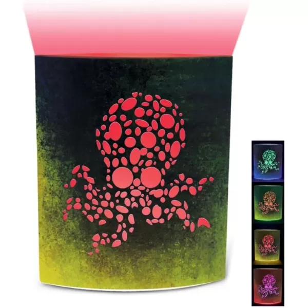 Puzzled COTA Global LED Lantern Surfs Up  51 inch x 63 inch  Multicolor  Item 9691BlackGreen Octopus