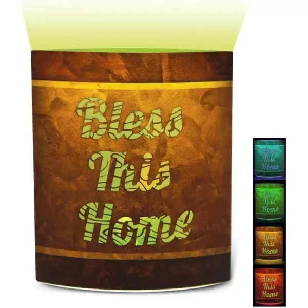 Puzzled COTA Global LED Lantern Surfs Up  51 inch x 63 inch  Multicolor  Item 9691Brown Bless This Home