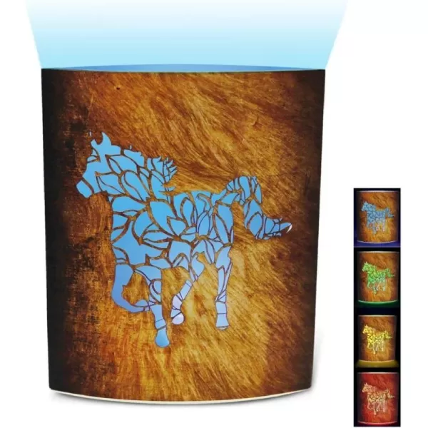Puzzled COTA Global LED Lantern Surfs Up  51 inch x 63 inch  Multicolor  Item 9691Brown Horse