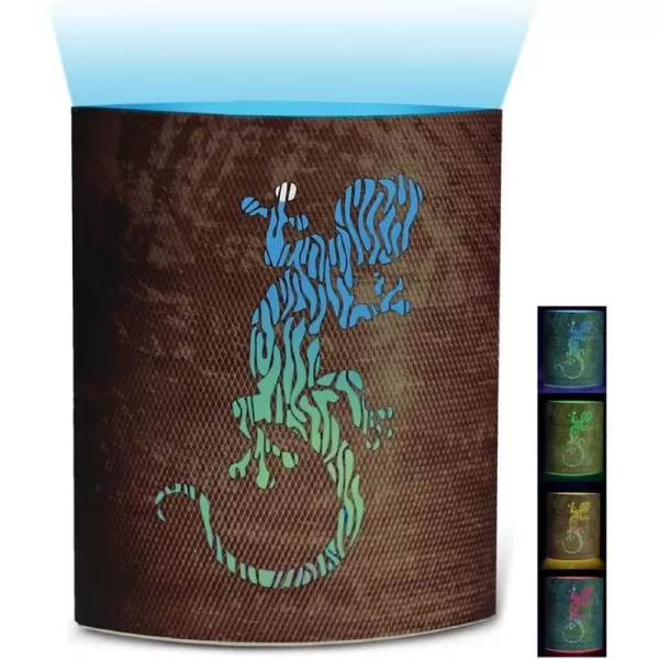 Puzzled COTA Global LED Lantern Surfs Up  51 inch x 63 inch  Multicolor  Item 9691Brown Lizard