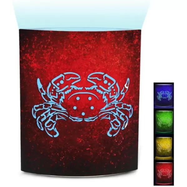 Puzzled COTA Global LED Lantern Surfs Up  51 inch x 63 inch  Multicolor  Item 9691Red Crab