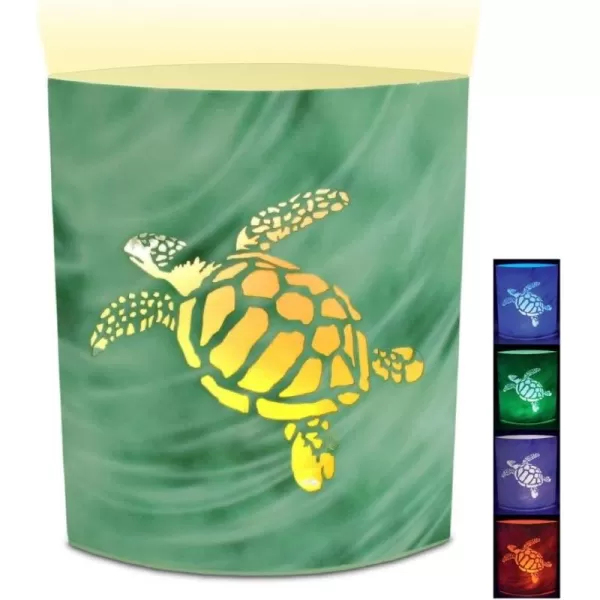 Puzzled Sea Turtle LED Decorative Lanterns  OceanSea Life Theme  Elegant Unique Gift and Useful Souvenir  Item 9660