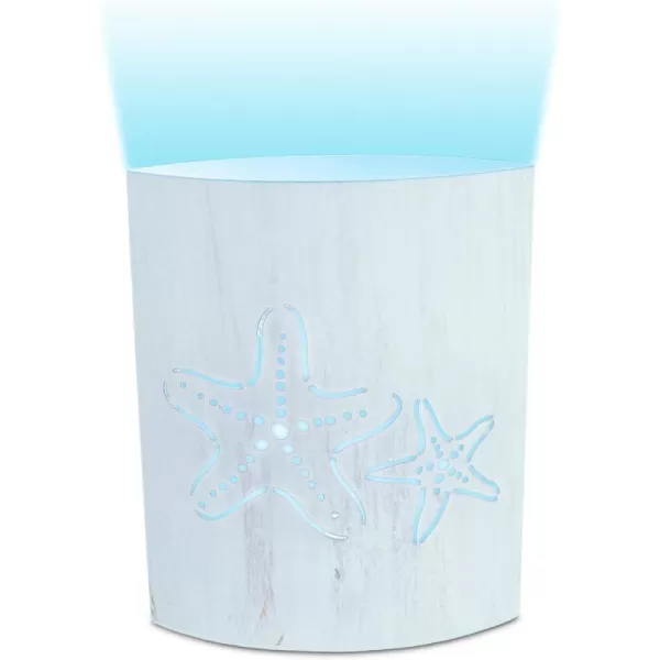 Puzzled Starfish Light Lantern 51 Inch Energy Efficient Decorative Indoor Outdoor Tabletop Lamp Manual On ampamp Off Portable Lighting Bedroom Kitchen Living Room Nautical Sea Life Themed Home Dcor