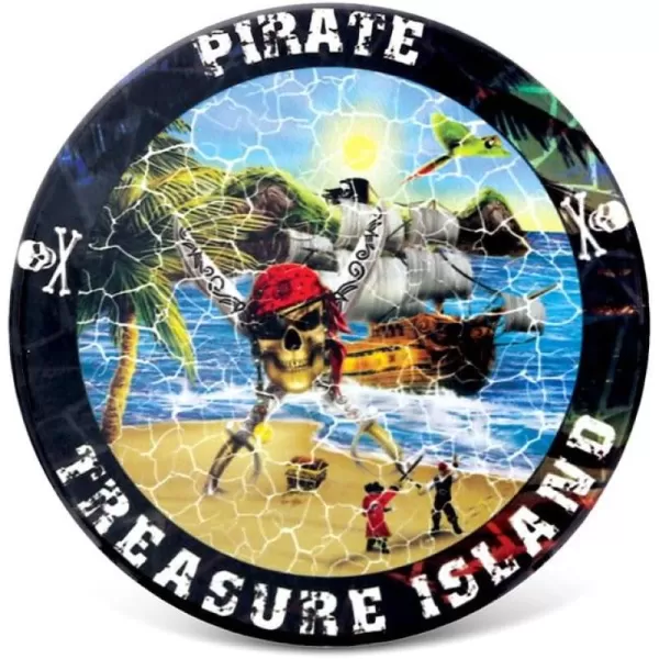 CoTa Global MultiColored Pirate Ceramic Coaster 4 Inch Intricate ampamp Meticulous Detailing Art Handcrafted Decorative Plate Novelty Glassware Coasters Treasure Island Themed Home ampamp Kitchen Accessory