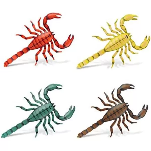 Puzzled Scorpion Bobble Metal Magnets Set of 4