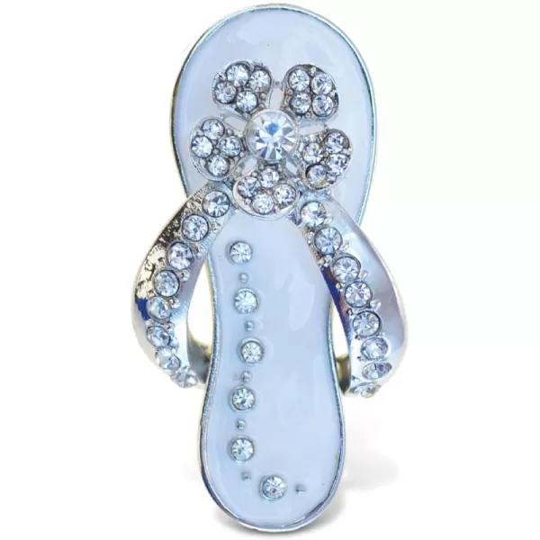 CoTa Global Flip Flop Sparkling Refrigerator Magnet 2quot  Rhinestone Beach Magnet for Kitchen Fridge ampamp Locker Home Decor ampamp Office Decorative Novelty