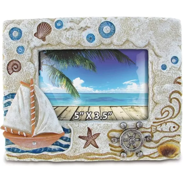 Puzzled Nautical Stone Boat Frames
