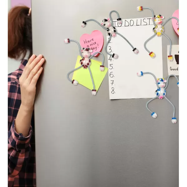 Puzzled Springy Cow Magnet