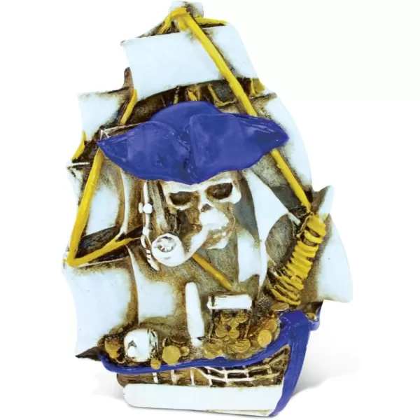 CoTa Global Pirate Ship Refrigerator Nautical Magnet  Maritime Decoration Resin Beach Design Fun and Cute Ocean Magnet for Kitchen Fridge Locker Home Decor and Office Decor Novelty  1 Piece