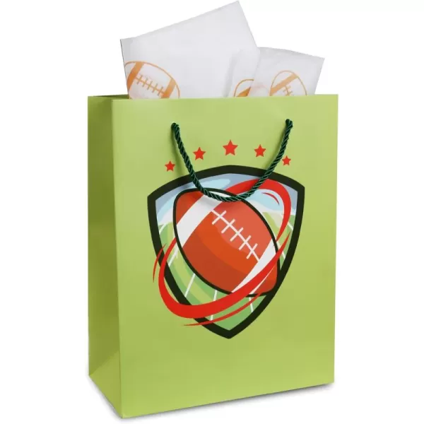 DolliBu Alien Large Gift Bag with Tissue Paper  Cute Space Alien Big Gift Wrap Bag with Handles and Alien Tissue Paper for Holiday Birthday Party Favor Gift Bags for Kids and Adult  13 InchesGreen 12pack