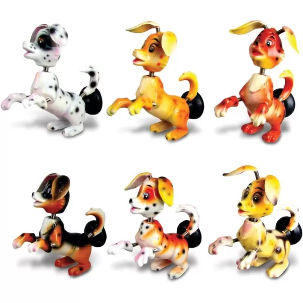 CoTa Global Doggie Refrigerator Bobble Magnets Set of 6  Assorted Color Fun Animal Dog Pet Bobble Head Magnets for Kitchen Fridge Home Decor Lockers and Cool Office Decorative Novelty  6 Pack