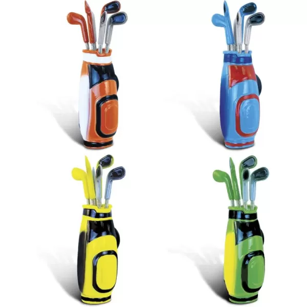 CoTa Global Golf Bag Refrigerator Bobble Magnets Set of 4  Assorted Color Fun Cute Sport Golfing Bobble Head Magnets For Kitchen Fridge Lockers Home Decor Cool Office ampamp Decorative Novelty  4 Pack