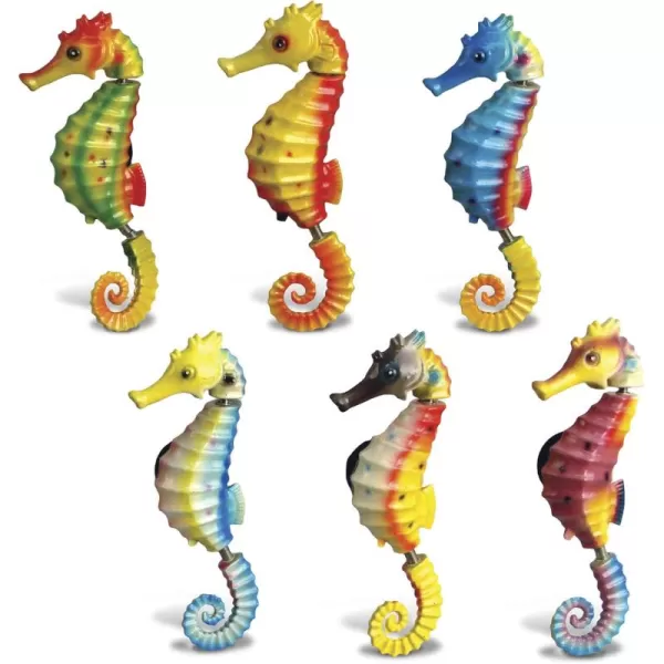 CoTa Global Seahorse Refrigerator Bobble Magnets Set of 6  Assorted Color Fun Cute Ocean Life Animal Bobble Magnets for Kitchen Fridge Lockers Home Decor Cool Office ampamp Decorative Novelty  6 Pack