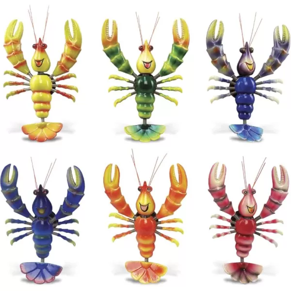 Funny Lobster  Refrigerator Bobble Magnet Set of 6