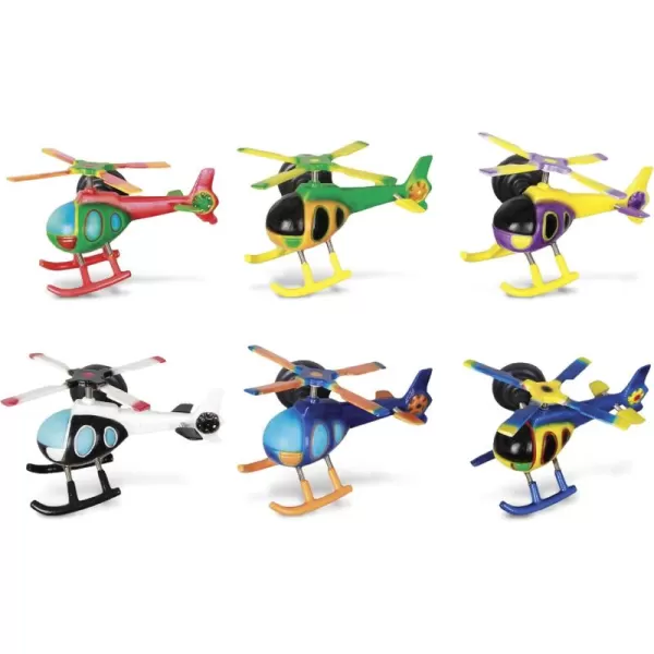 imageCOTA Global Helicopter Refrigerator Bobble Magnets Set of 6  Assorted Color Fun Cute Air Transportation Bobble Head Magnets for Kitchen Fridge Home Decor Cool Office Decorative Novelty  6 Pack