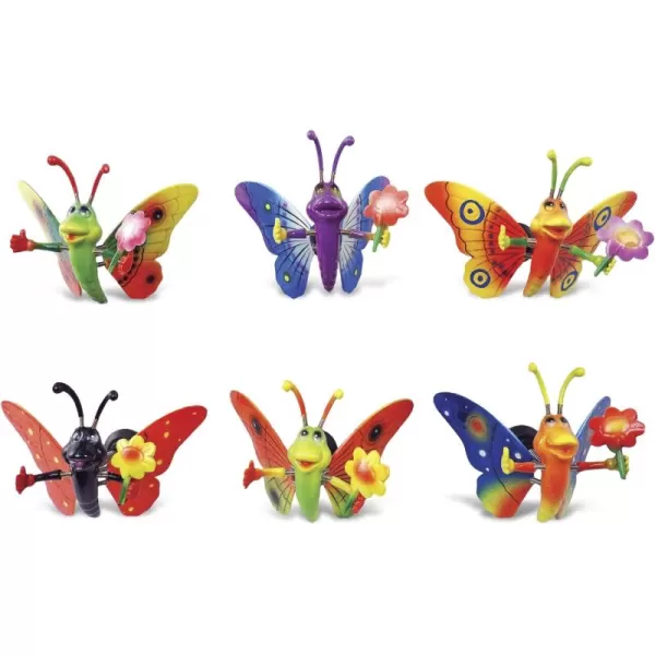 imagePuzzled Butterfly Refrigerator Bobble Magnet Set of 6