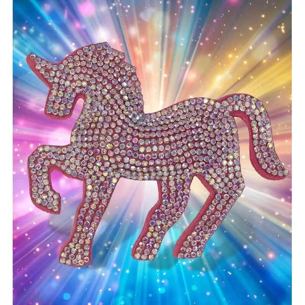 imageCOTA Global Shark Sparkling Fridge Magnet  Gray and White Fridge Magnets Rhinestone Decor Sea Life Decor Cute Fridge Magnet for Whiteboard Locker Accessories Cute Magnets for Office  34 InchesPink Unicorn
