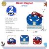imageCoTa Global Pirate Octopus Refrigerator Nautical Magnets Set of 2  Resin Beach Design Magnet Fun and Cute Ocean Magnets for Kitchen Fridge Locker Home Decor and Office Decor Novelty  2 Pack