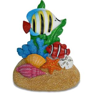 imageCoTa Global Sand Coral Fish Refrigerator Nautical Colorful Magnet  Ocean Animal Resin Beach Design Fun and Cute Ocean Magnet for Kitchen Fridge Locker Home Decor and Office Decor Novelty