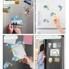 imagePuzzled Dolphin Refrigerator Silver Beach Magnet  Ocean Life Theme  Set of 4  Unique Affordable Gift and Souvenir  Item 7685