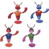 imageCOTA Global Cool Lobster Refrigerator Bobble Magnets Set of 4  Assorted Color Fun Cute Sea Life Animal Bobble Head Magnets for Kitchen Fridge Home Decor and Cool Office Decorative Novelty  4 Pack
