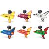 imageCOTA Global Space Shuttle Refrigerator Bobble Magnets Set of 6  Assorted Color Fun Space Science Fiction Bobble Head Magnets for Kitchen Fridge Home Decor Cool Office ampamp Decorative Novelty  6 Pack