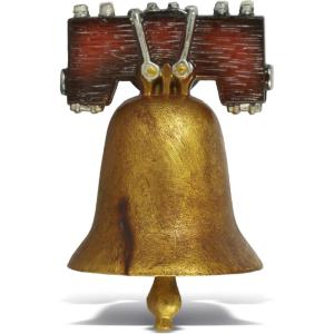 imageCoTa Global Liberty Bell Refrigerator Bobble Magnet  Realistic Fun Cute Historical Landmark Bobble Head Magnet for Kitchen Fridge Home Decor and Cool Office Decorative Novelty Souvenir  1 Piece
