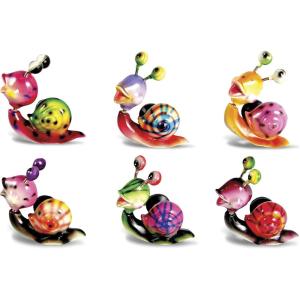 imageCoTa Global Snail Refrigerator Bobble Magnets Set of 6  Assorted Color Fun Cute Wild Life Animal Bobble Head Magnets for Kitchen Fridge Lockers Home Decor Cool Office ampamp Decorative Novelty  6 Pack
