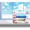 imagePuzzled Resin Red Ship ampamp Lighthouse Picture Frame 6 X 4 Inch Sculptural Photo Holder Intricate ampamp Meticulous Detailing Art Handcrafted Tabletop Accent Accessory Coastal Nautical Themed Home Dcor