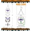imageCoTa Global Purple Dragonfly Hanging Metal Wind Spinner Wind Chime  Relaxing Harmonic Indoor or Outdoor Wind Spinner for Yard Garden Porch Patio Beautiful Unique Art Ornament Mobile  37 Inch
