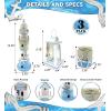 imageCoTa Global Ocean Breeze Nautical Collection  Pillar Candle Holder Lighthouse and Lantern Decorative Beach Style Table Top Centerpieces Nautical Themed Home Decor Set  3 Pieces