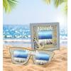 imageCoTa Global Vintage Nautical Collection  Vintage Beach Sunglass Double Photo Frame and Vintage Beach Frame with Anchor Handcrafted Nautical Photo Frames for Tabletop Display Memories  2 Pieces