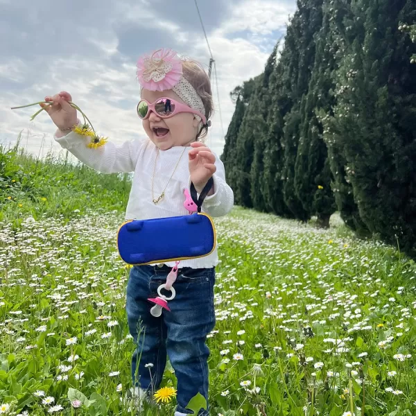 DUCO Polarized Baby Sunglasses with Strap for Newborn Toddler 024 MonthsUV Protection Flexible Infant Sunglasses 02 YearsPink Frame Revo Pink Lens