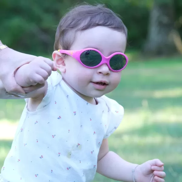 DUCO Polarized Baby Sunglasses with Strap for Newborn Toddler 024 MonthsUV Protection Flexible Infant Sunglasses 02 YearsYellow