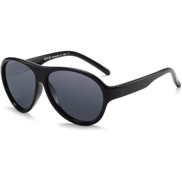 DUCO Polarized Kids Aviator Sunglasses for Boys Girls Flexible Toddler Shades UV Protection Age 35 K011Blake