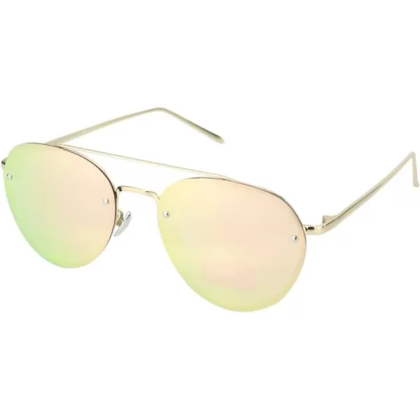 Duco Pilot Style Mirrored Polarized Sunglasses UV400 Men And Women 8009