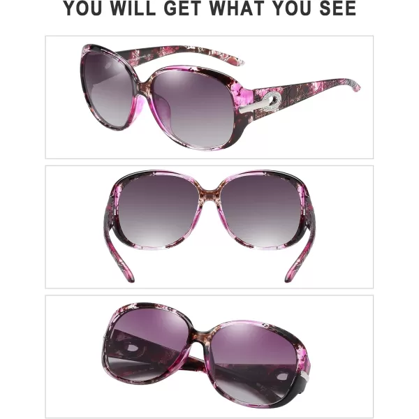 DUCO Classic Sunglasses for Women polarized womens sunglasses 100 UV Protection Shades 6214Tortoise