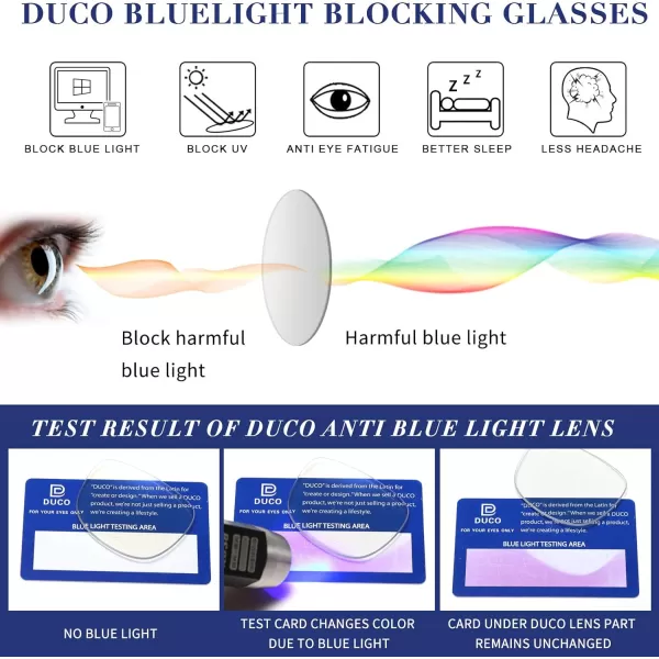 DUCO Vintage Round Blue Light Glasses For Men Women Blue Ray Blocking Glasses Computer Screen Glasses Non Prescription Eyeglasses Grey 5213Grey
