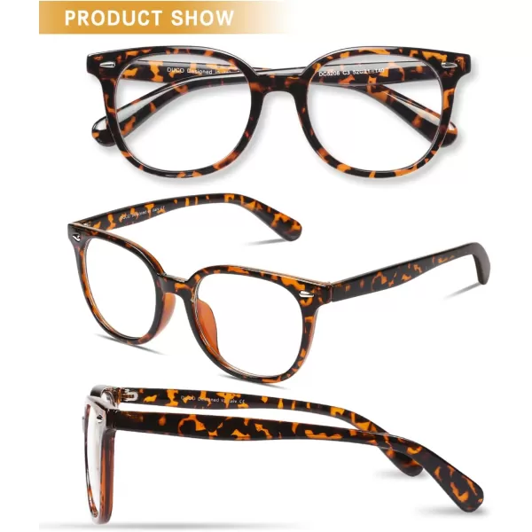 DUCO Superlight Blue Light Blocking Computer Reading Video and Gaming Eyewear Glasses DC5208Tortoise