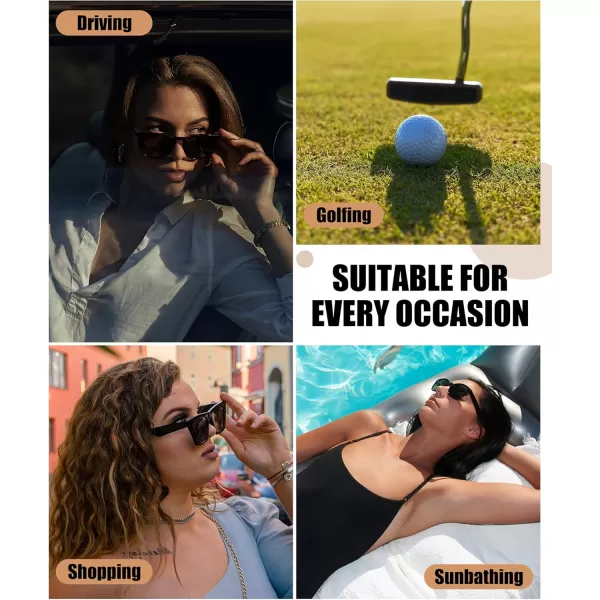 DUCO Trendy Retro Cat Eye Polarized Sunglasses for Women 100 UV400 Protection Acetate Frame Ladies Beach Sunnies 1103