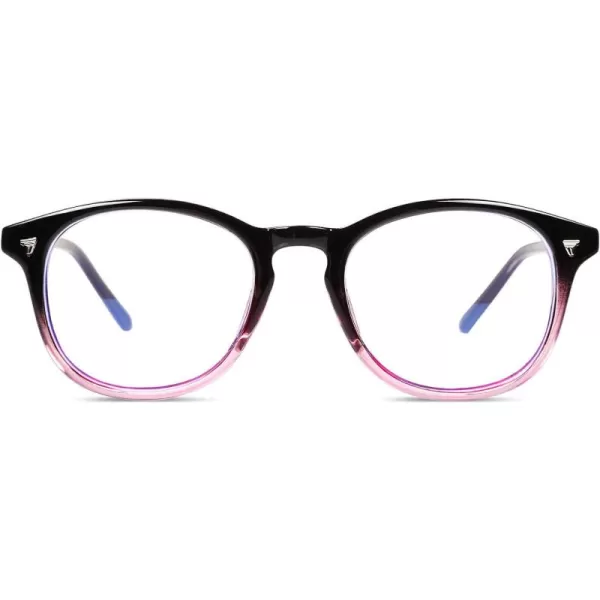 DUCO Blue Light Blocking Computer Reading Eyewear GlassesUV Protection DC5206Gradient Purple